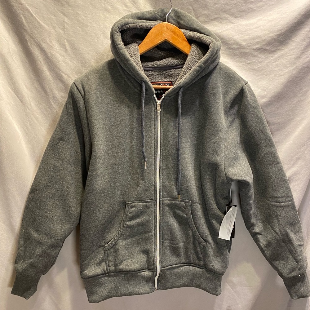 Men's Gray Hoodie Sweater